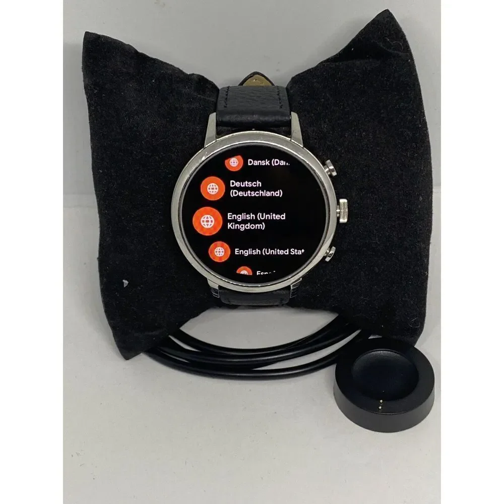 Fossil Gen 4 Authentic Digital Dial Smart Watch Custom Band FTW6017 AB200
